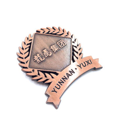 Soft enamel pin antique copper plating Photoshop plugin wholesale best price top one iron soft enamel pin